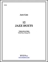 12 JAZZ DUETS FLUTES W/CD P.O.D. cover